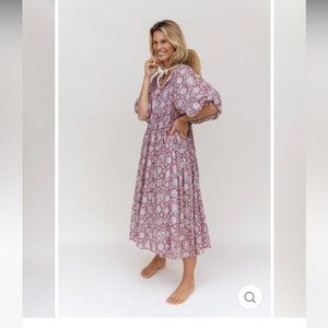 Daughter’s of India Kyra Midi Dress -Musk